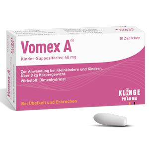 VOMEX A Kinder-Suppositorien 40 mg